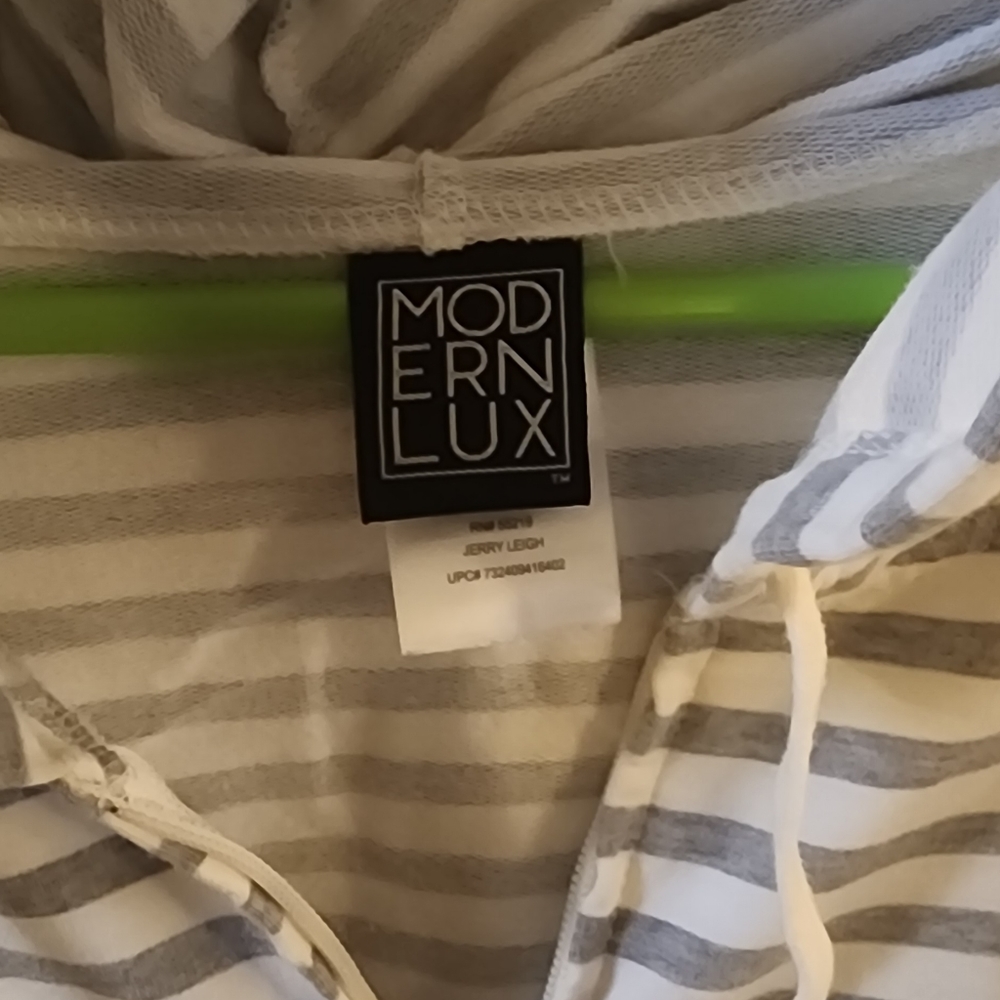 Modern lux xl hooded and zipper lightweight sweatshirt - Picture 4 of 5